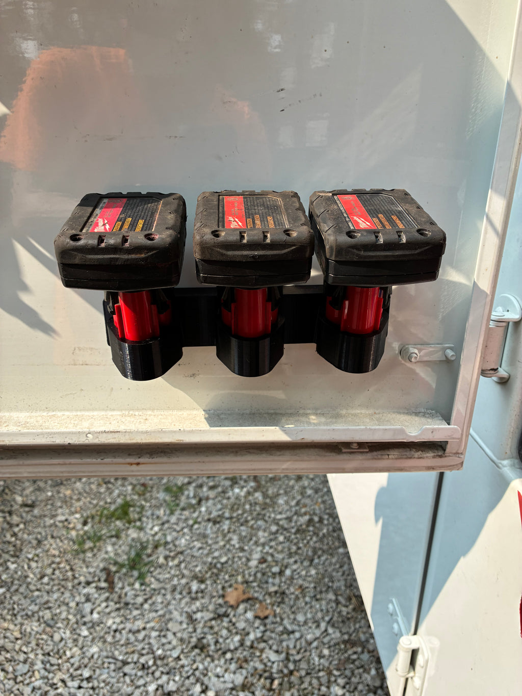 M12 Magnetic Triple Battery Holder (Non-Locking)